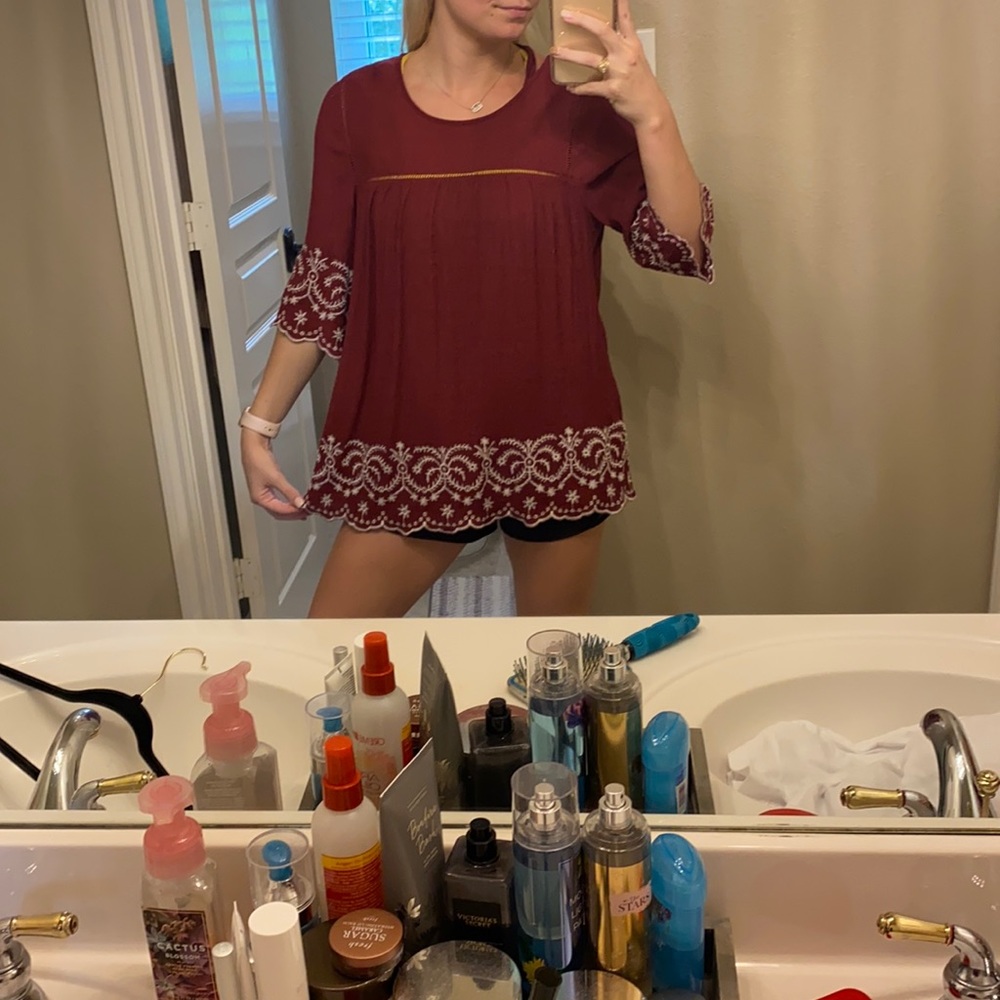 Maroon Blouse!
